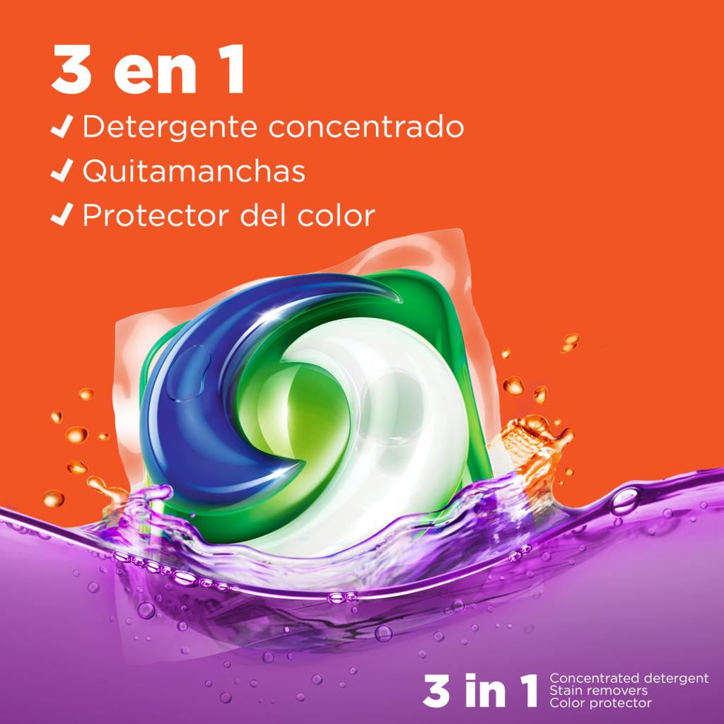 Tide Detergente para Ropa en Pods Spring Meadow 10X Poder de Limpieza 4.02 L / 136 oz / 156 Cápsulas